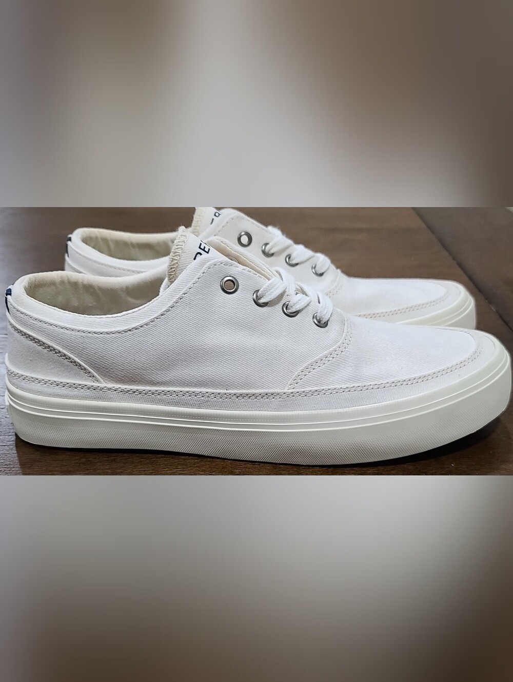Sperry Bowery CVO White Canvas Low-Top Sneakers Men's